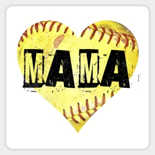 Softball Mama Sticker